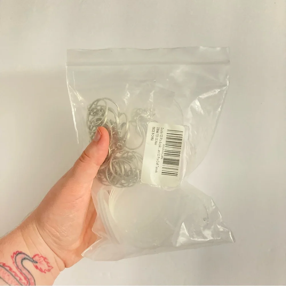 Acrylic Keychain Blanks Bulk Set 29 Blanks